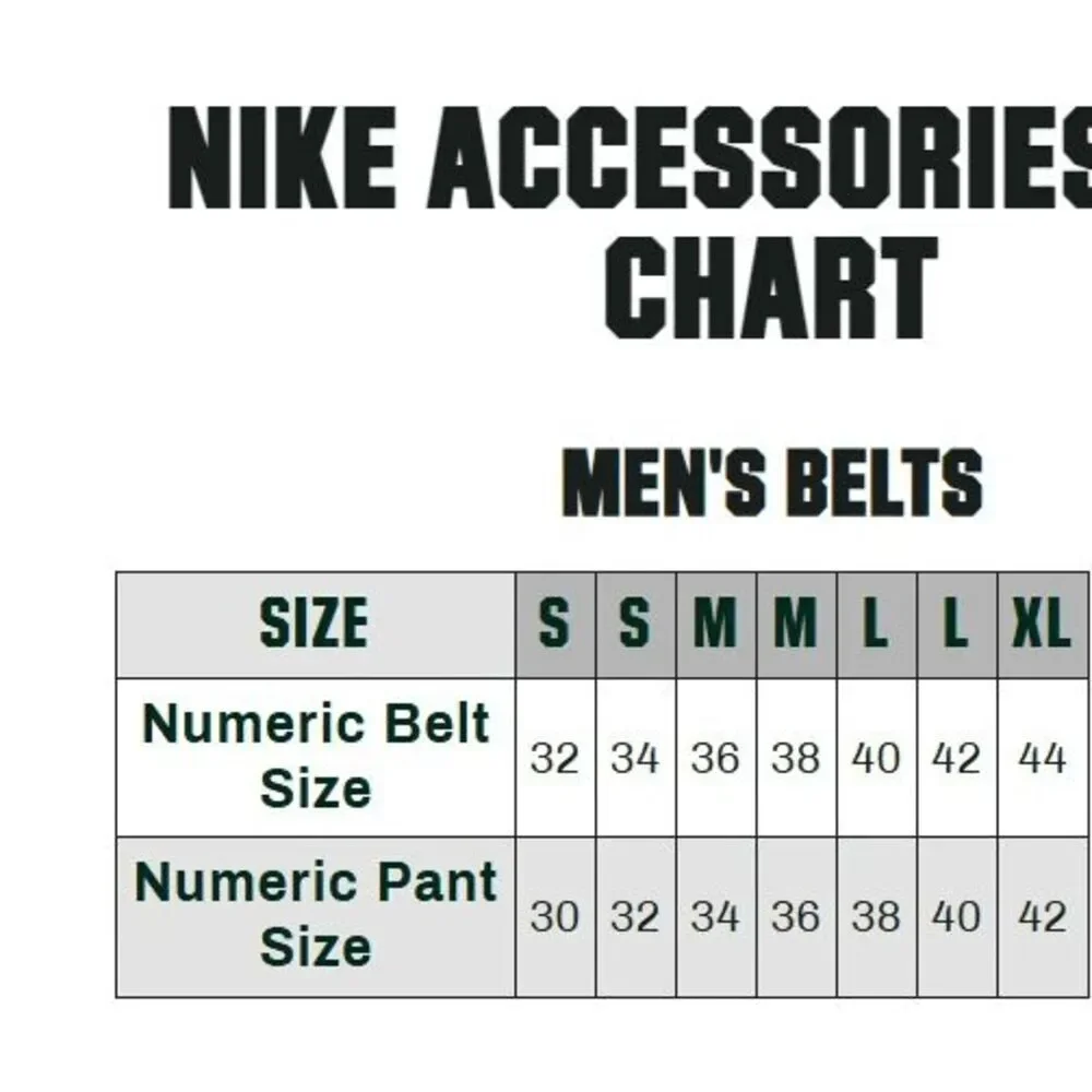 Nike throw belt